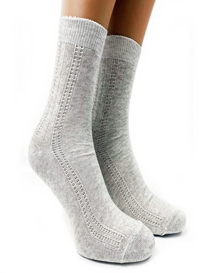 FlaxSox Women's Thin Breathable Organic Linen Socks (10, Medium) - Image 1